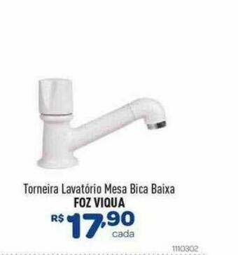 Comjol Torneira Lavatório Mesa Bica Baixa Foz Viqua oferta