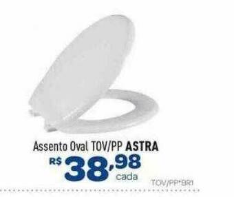 Assento Oval Tov Pp Astra