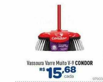 Vassoura Varre Muito V-9 Condor