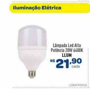 Lâmpada Led Alta Potência 20w 6400k Llum