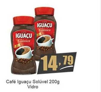 Dubom Supermercados Café Iguaçu Solúvel Vidro oferta