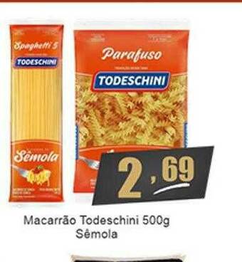 Dubom Supermercados Macarrão Todeschini Sêmola oferta