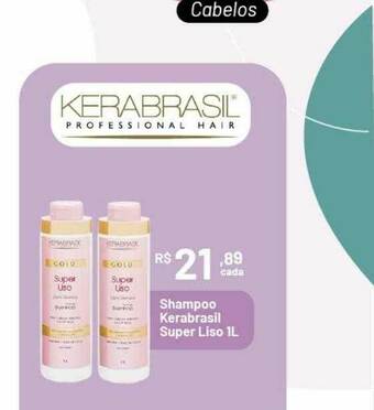 Shampoo Kerabrasil Super Liso