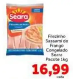 Shibata Supermercados Filezinho Sassami de Frango Congelado oferta