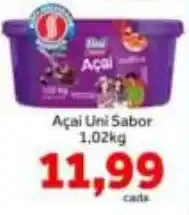 Shibata Supermercados Açaí Uni Sabor oferta