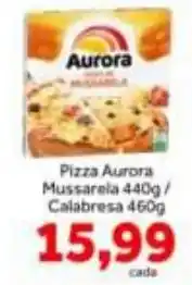 Shibata Supermercados Pizza aurora mussarela / calabresa oferta