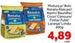 Shibata Supermercados Mistura p/ Bolo Renata Abacaxi/ Alpim/ Baunilha/ Coco/ Cenoura/ Festa/ Fubá/ Laranja/ Limão oferta