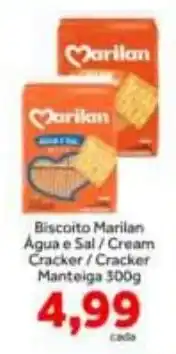 Shibata Supermercados Biscoito Marilan Água e Sal / Cream Cracker / Cracker oferta