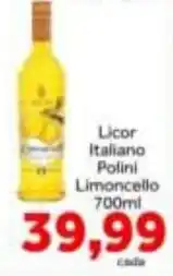 Shibata Supermercados Licor Italiano Polini Limoncello oferta