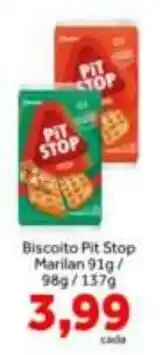 Shibata Supermercados Biscoito pit stop marilan oferta