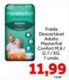 Shibata Supermercados Fraila descartavel adulto masterfral confort oferta