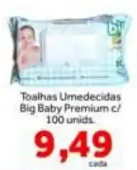 Shibata Supermercados Toalhas umedecidas big baby premium oferta