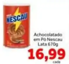 Shibata Supermercados Achocolatado em Pó Nescau oferta