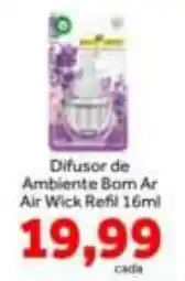 Shibata Supermercados Difusor de Ambiente Bom Ar Air Wick Refil 16ml oferta