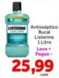 Shibata Supermercados Antisséptico Bucal Listerine oferta