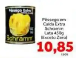 Shibata Supermercados Pêssego em calda extra schramm oferta