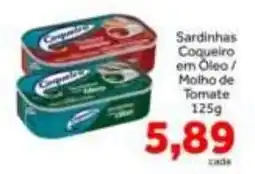 Shibata Supermercados Sardinhas Coqueiro em Óleo / Molho de Tomate oferta