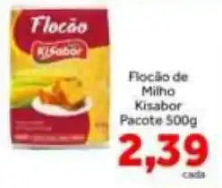 Shibata Supermercados Floção de Milho Kisabor oferta