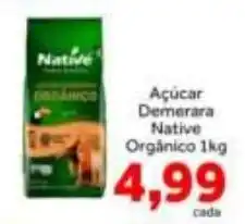 Shibata Supermercados Açúcar Demerara Native Orgânico oferta