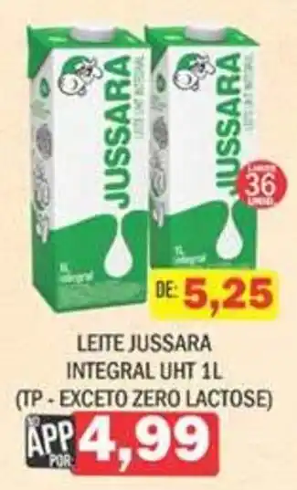 Leite jussara integral uht 1l
