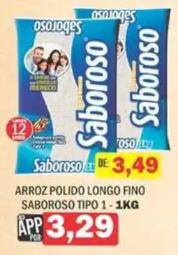 Supermercados Mendonça Arroz polido longo fino saboroso tipo 1 oferta