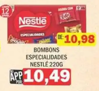 Bombons especialidades nestlé