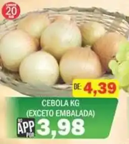 Supermercados Mendonça cebola kg oferta