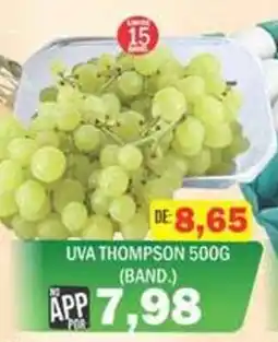 Supermercados Mendonça uva thompson oferta