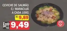 Supermercados Mendonça Ceviche de salmão c/ maracujá oferta