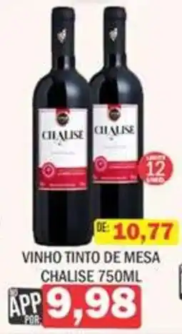 Supermercados Mendonça vinho tinto de mesa chalise oferta