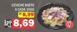 Supermercados Mendonça Ceviche misto oferta