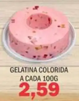 Supermercados Mendonça gelatina colorida oferta