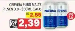 Supermercados Mendonça Cerveja puro malte pilsen 3.0 oferta