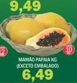 Supermercados Mendonça Mamão papaya kg oferta