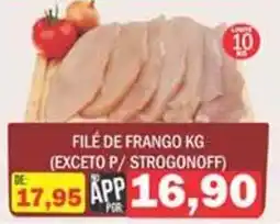 Supermercados Mendonça Filé de frango kg oferta