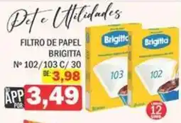 Supermercados Mendonça Filtro de papel brigitta oferta