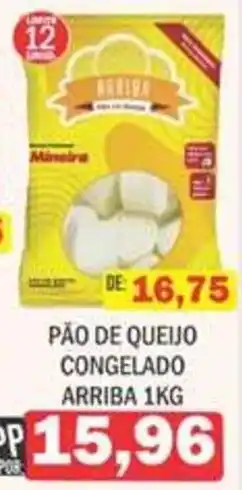 Supermercados Mendonça pão de queijo congelado oferta