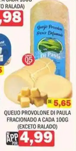 Supermercados Mendonça Queijo provolone di paula oferta