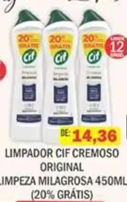 Supermercados Mendonça Limpador cif cremoso original oferta