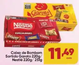 Lopes Supermercados Caixa de Bombom Sortido Garoto oferta
