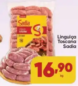 Lopes Supermercados Linguica Toscana Sadia oferta