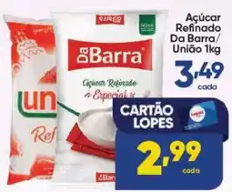Lopes Supermercados Açúcar refinado da barra/união oferta