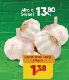 Lopes Supermercados Alho a granel oferta