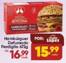 Lopes Supermercados Hambúrguer Defumado oferta