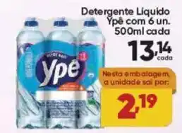 Lopes Supermercados Detergente Líquido Ypé oferta