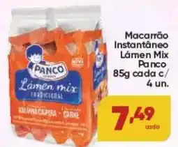 Lopes Supermercados Macarrão instantâneo lâmen mix panco oferta