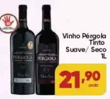 Lopes Supermercados Vinho Pergola Tinto Suave/ Seco oferta