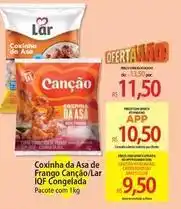 Atacadão Lar - coxinha da asa de frango canção/ iqf congelada oferta