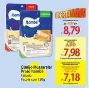 Atacadão Itambé - queijo mussarela/ prato oferta