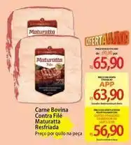 Atacadão Maturatta - carne bovina contra filé resfriada oferta